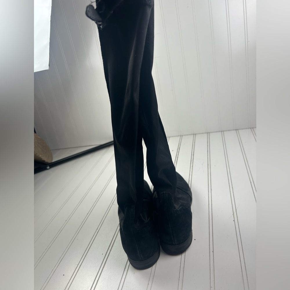 UGG Danae Suede Black Knee-High Tall Riding Women's Boots Size 8 - Picture 6 of 12